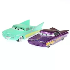 2PCS Disney Pixar Cars Alloy Model Cars Flo & Her husband Ramone Couples Collect