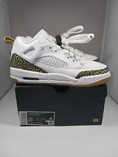 Jordan Spizike Low BG "Spike Lee" White/Black-Metallic Gold- New w/Box Size 3.5y