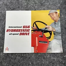 INTERNATIONAL IH 656 HYDROSTATIC DRIVE TRACTOR c 1960 sales brochure AD-3866-U2