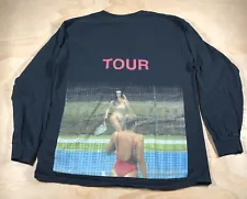 Saint Pablo Tour 2016 Merch “Kim K” Long Sleeve T-Shirt L Black Kanye West *FLAW