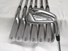 Used Mizuno JPX 919 Hot Metal Pro Iron Set 4-PW Project X 6.0 Stiff Flex Steel