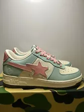 BAPE 0ZX SH M191011 K BLZ LIGHT BLUE PINK 001FWJ301011 size 9 US MENS