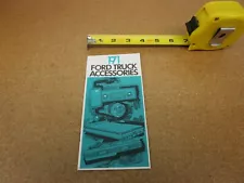 1971 Ford Truck Accessories sales brochure literature F100 F150 Bronco ORIGINAL