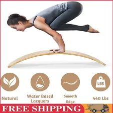 Wooden Wobble Balance Board for Kids&Adults 33'' Rocker Board Yoga Board Gift