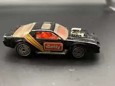 Loose Hot Wheels Getty Blown Camaro black walls