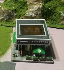 Menard’s Ho Scale Buildings Starbucks