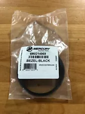 MERCURY SMARTCRAFT 85MM BLACK BEZEL GAUGE COVER FOR SC1000 SYSTEMS 8M0214969