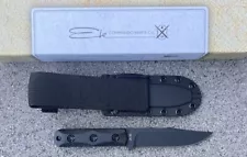 New ListingKa-Bar EK50 Commando Short Clip Point Fixed Blade Knife (5.1" Black) BNIB