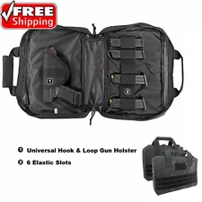 Tactical Pistol Case Handgun Bag Hunting Shooting Range Gun Magazine Carry Pouch