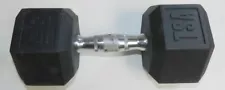 TSA 35 LB Rubber Coated Dumbbell