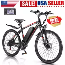 Electric Bike for Sale Mountain Bike 500W 26inch 48V Li-Battery Commuter Ebike~