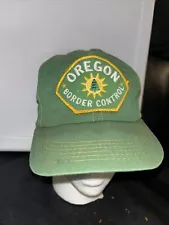 RARE OREGON STATE BORDER PATROL CAP. VINTAGE. FOR DISPLAY OR RESTORATION