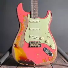 Fender Custom Shop LTD '60/'63 Strat, Super Heavy Relic- SFA Fiesta Red/3TSB