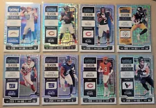 2023 Contenders Season Ticket Base Lot of 8 HERBERT FIELDS PICKENS BARKLEY MORR