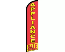 Appliance Sale Red / Yellow Windless Banner Advertising Marketing Flag