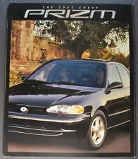 2002 Chevrolet Prizm Catalog Sales Brochure LSi Excellent Original 02