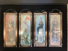 Haunted Mansion 40th Anniversary Framed Glass Stretching Portraits 2009 LTD ED