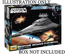 Star Wars Star Destroyer Model Kit Zvezda 9057 Scale 1:2700 NO BOX PARTS SEALED