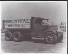 1920s Mack Dump Truck Colonial Sand & Stone Port Washington NY photo