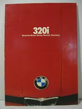 1978 BMW 320i Car Dealer Sales Brochure Catalog