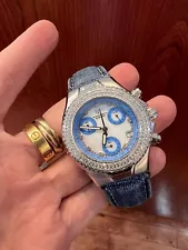 100% Authentic TechnoMarine Millenium Special Edition Diamond Bezel Womens Watch