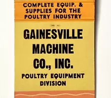 RARE 1950’S GAINESVILLE MACHINE CO, GEORGIA- 670 MAIN ST, POULTRY EQUIPMENT