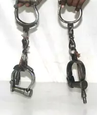 Vintage Handcuffs Up Sex Slave Hand Ring Ankle Cuffs constraint Toy BDS Cosplay4