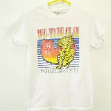 Wu-Tang Men's White Graphic Tee T-Shirt Small Wu-Tang Forever