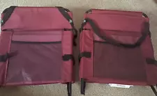 New ListingSet of Folding Stadium Seats - Maroon Color - Used- Great Condition!