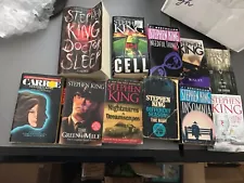 Stephen King Lot of 11 Mass Market Paperbacks Cell, green mile, doctor sleep ect