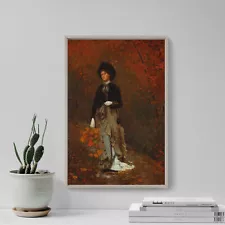 Winslow Homer - Autumn (1877) - Painting Poster Art Print Gift