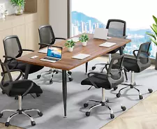 Tribesigns 6FT Conference Table, Rectangular Meeting Room Tables, Modern Seminar