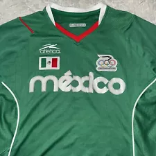 M VTG Atletica Mexico soccer jersey shirtNational Team USA Olympic Beijing 2000s