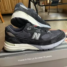 Size 12 - New Balance 992 Made in USA Black Grey