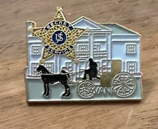 US Secret Service White House Horse & Carriage Mini-Badge Security Pin