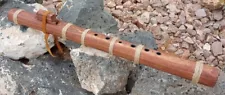 Native American Style Flute - Crow Tribe Replica - Key of F# - Warbling Flute