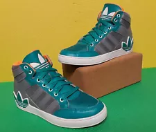 Adidas OrthoLite High Top Shoes Miami Dolphin Color Sneaker US Sz 7 Men's G99499