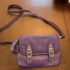 Nwot Grace Adele Crossbody Purse Purple