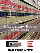 HUGE Black's Law Books - 19 books + Black’s Law Dictionary 1st & 2nd Ed on USB