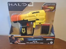 Halo ODST M6 BLASTER Pistol Dart Gun Yellow Orange BoomCo Mattel NEW