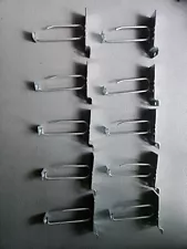 10 peice Slat Wall Hooks & Tag Holder,4 Inch For Retail Store Or Commercial Use