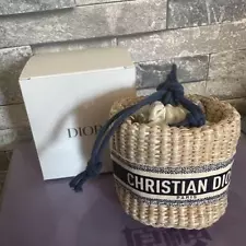 Christian Dior Novelty VIP Limited Straw Pouch Mini Shoulder Bag Not for Sale