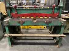 4' Shear, squaring, manual, Well Built! "Brown-Boggs"