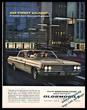 1962 OLDSMOBILE Dynamic 88 4-door Hardtop Sedan Classic Car AD