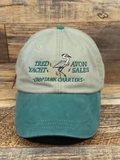 Tred Avon Yacht Sales Heron Embroidered Oxford, MD Cap Boating Sailing Leather