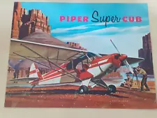 1950s Piper Super Cub Sales Brochure Plper Aircraft Corp. Lock Haven Pennsylvani