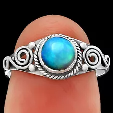 Natural Multi Stones 925 Sterling Silver Ring Size 5-9 Jewelry DGR1118 R-1238