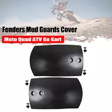 NEW Black Motors Go Cart Fenders Mud Guards Cover For Mini Moto Quad ATV