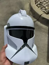 2008 STAR WARS Stormtrooper X Helmet hasbro Works Great!