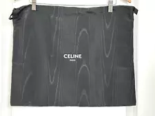 CELINE Dust Bag Drawstring Black 19.5” W x 15.5”H